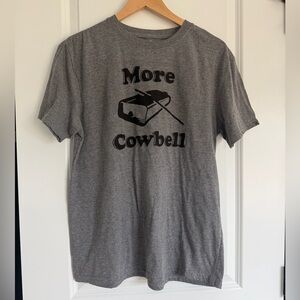 Men’s Large Crazy Dog “More Cowbell” T Shirt